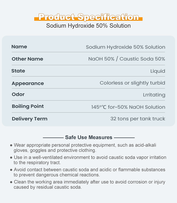 NaOH 50% sodium hydroxide solution