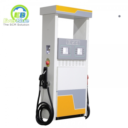 Hot sale double nozzles four displays fuel dispenser for gasoline station 