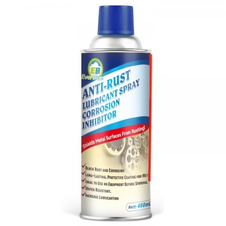 Long lasting anti rust lubricant rust removal spray 450ml 