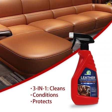 Car seats cleaner spay 450ml leather protectant cleaner liquid spray for purses 