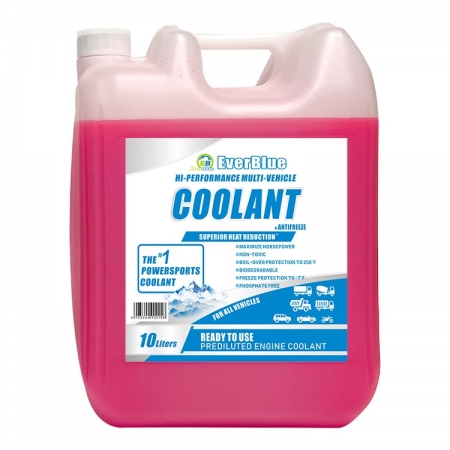 Wholesale 10l organic antifreeze ethylene glycol liquid coolant for heavy truck 
