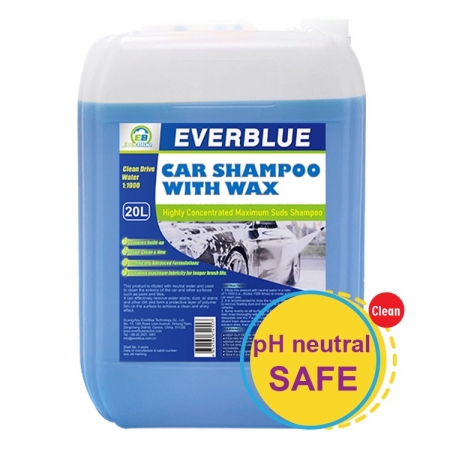 Professional 20L car wash and blue car wax liquid shampoo for car care 
