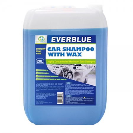 Car wash shampoo wax 20L concentration 1:200 rich foam clean 