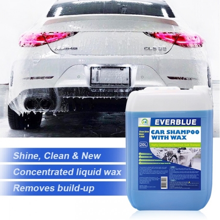 Professional car wash and wax spray with paint brightening activity factor 