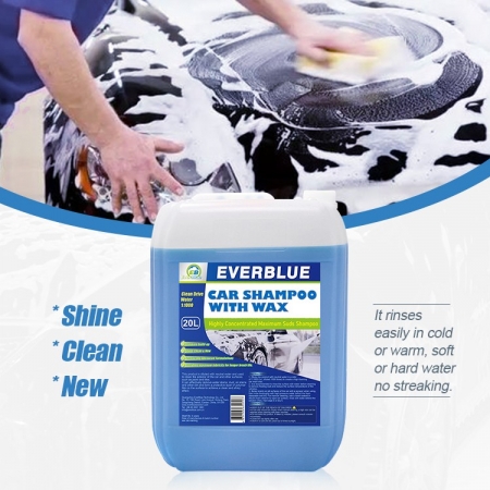 Car wash shampoo wax 20L concentration 1:200 rich foam clean 