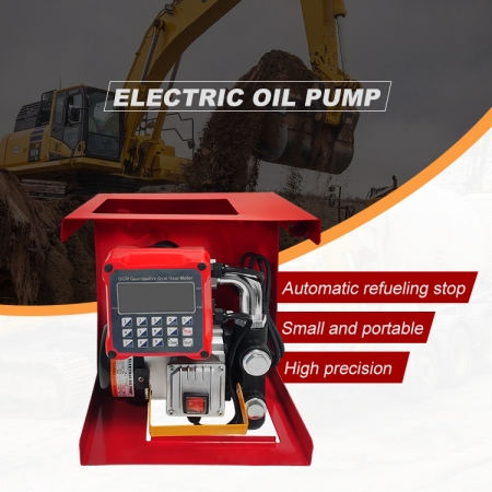 Portable Quantitative Or Non-Quantitative 12v 24v 110v 220v Lubricating Oil Fuel Hydraulics Dispenser Pump 