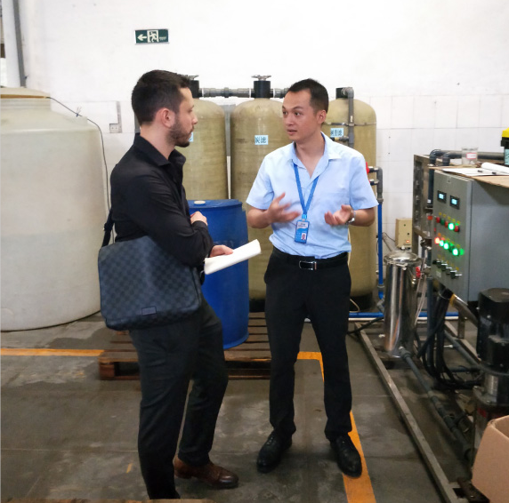 Colombian Customer Visit Guangzhou EverBlue's AdBlue® Factory