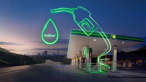 adblue filling machine by gas station