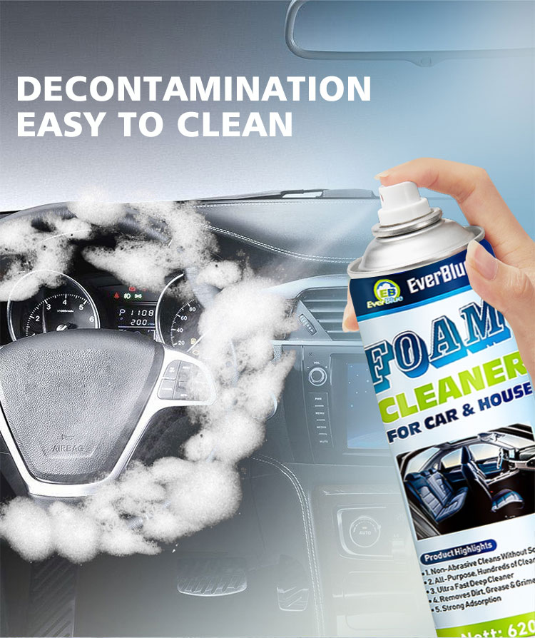 EverBlue’s multi-functional foam cleaner