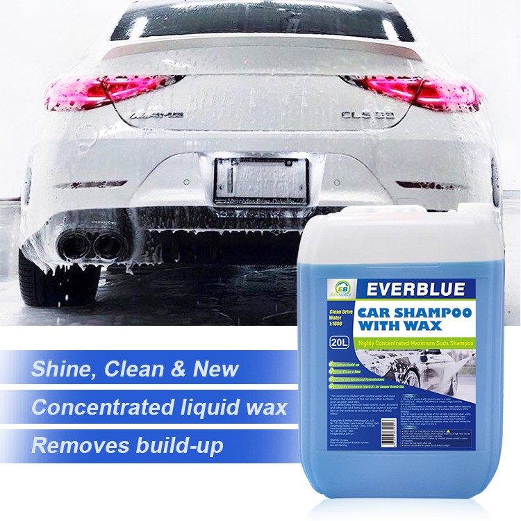 EverBlue car shampoo washing wax