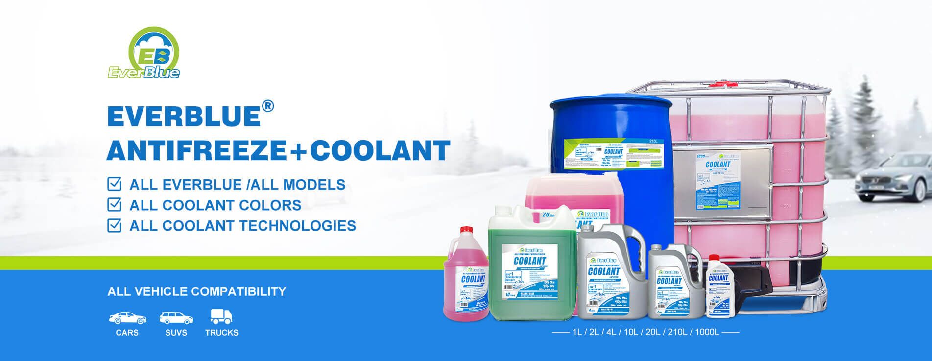 Antifreeze Coolant EverBlue