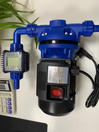 Diaphragm pump 1000L AdBlue® Transfer Pump Kit IBC Dispenser with nozzle 