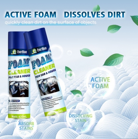 big volume 650ml multi-functional foam cleaner for car office household 