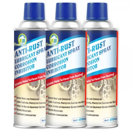 Deep preventive oil anti rust lubricant spray for machined parts 