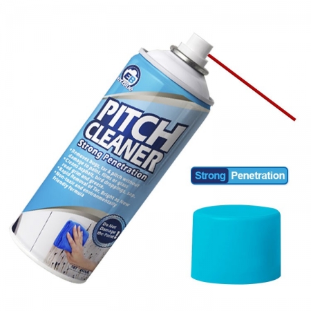 OEM auto aerosol pitch cleaner 450ml tar cleaning spray 