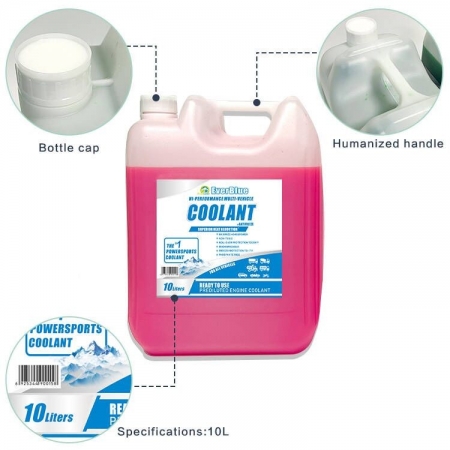 Coolant 10L antifreeze fluid to ensure optimal engine performance and longevity 
