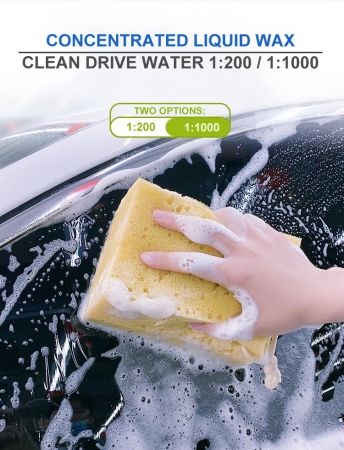 Car wash shampoo wax 20L concentration 1:200 rich foam clean 