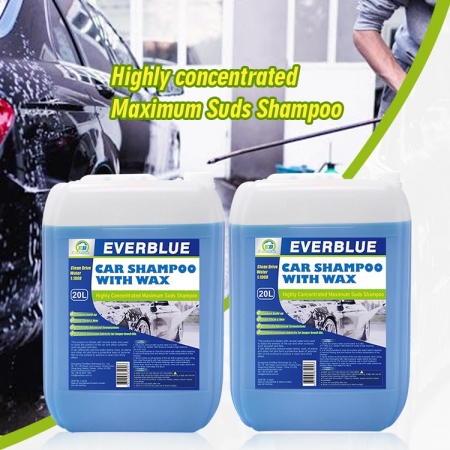 Professional 20L car wash and blue car wax liquid shampoo for car care 