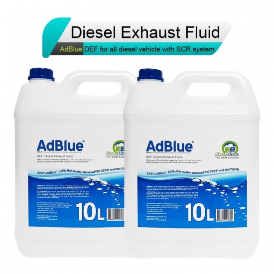  AD Blue Diesel Emissions Fluid for SCR Code Two 1/2 gallons  (2010-2013) : Automotive