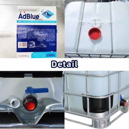 Bulk 1000L IBC Tank Adblue Suppliers Ad Blue Urea 32.5% Solution Aus32 DEF 