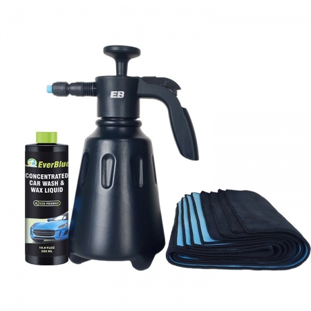 Concentrated touchless car shampoo wash wax kit 
