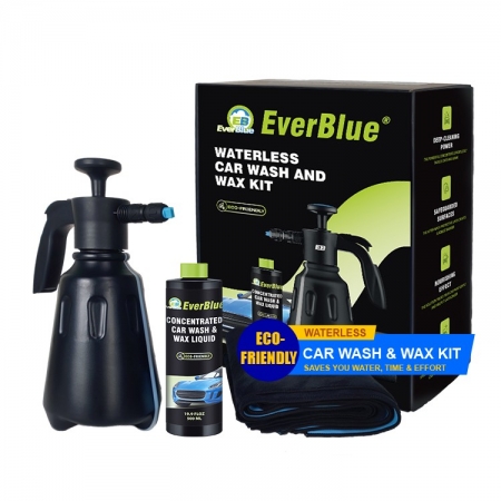 Concentrated touchless car shampoo wash wax kit 