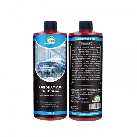 High concentrate Automotive car wash and wax 500ml 