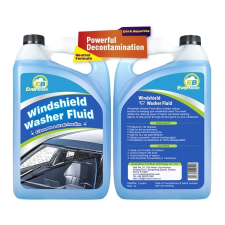 High-class windshield washer wiper fluid for glass 