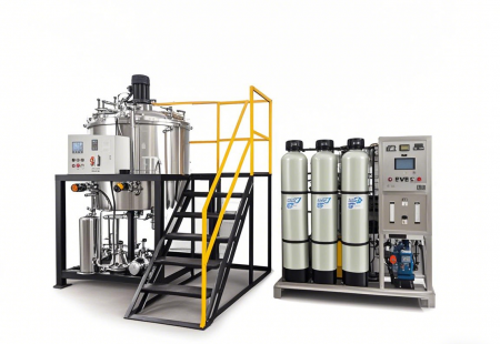 Ingredient storage and supply Antifreeze coolant production machine 